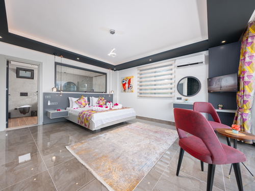  gece  -  Kasım
  | Kalkan İslamlar Lüks Villa (4 Kişilik, Deniz Manzaralı, Sinema Odalı, Çocuk Havuzlu)